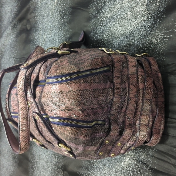 Authentic Jimmy Choo Python Shoulder Bag - Picture 6 of 14